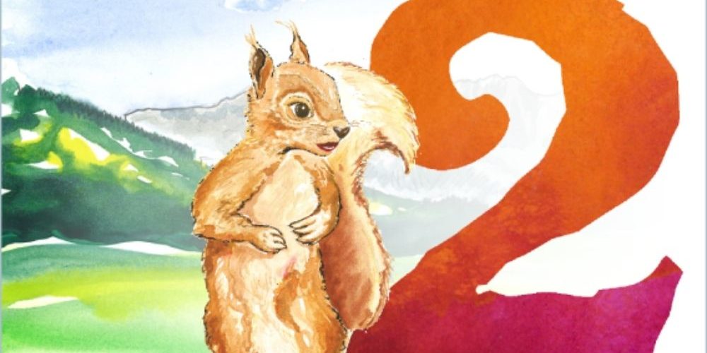 Anna das Eichhörnchen aus den Geschichten aus Tirol vom Bichlhans