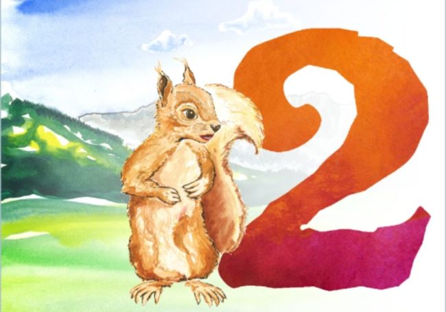 Anna das Eichhörnchen aus den Geschichten aus Tirol vom Bichlhans