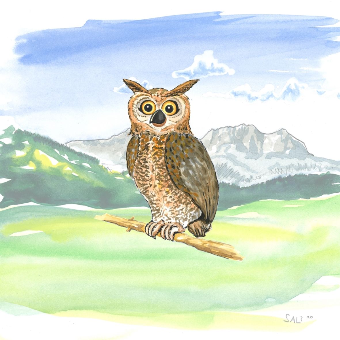 Geschichten aus Tirol mit dem Bichlhans und seiner Freundin der Eule Christa