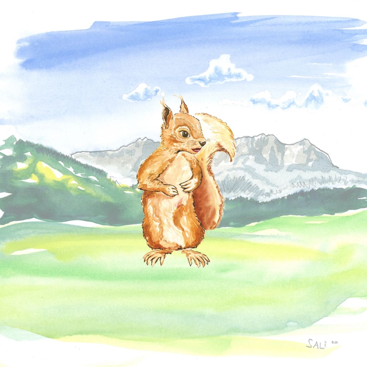 Geschichten aus Tirol mit dem Bichlhans und seiner Freundin dem Eichhörnchen Anna